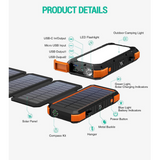 BLAVOR Solar Charger Power Bank