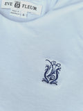 Eve Fleur - EMF Shielding Kids Tee Shirt - Sky Blue - Schild