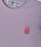 Eve Fleur - EMF Shielding Kids Tee Shirt - Lilac - Schild