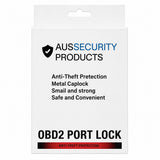 Aus Security Products OBD2 port lock anti-theft retail packaging
