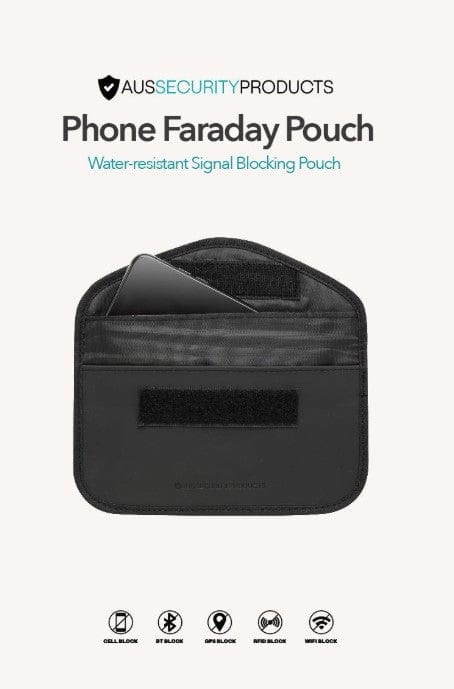 Aus Security Water-resistant RF Blocking Faraday Pouch Phone