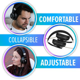 Defender Shield EMF Radiation-Free Air Tube Over-Ear Headphones