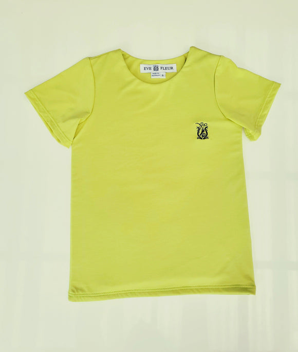 Eve Fleur - EMF Shielding Kids Tee Shirt - Lime