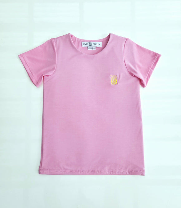 Eve Fleur - EMF Shielding Kids Tee Shirt - Pink