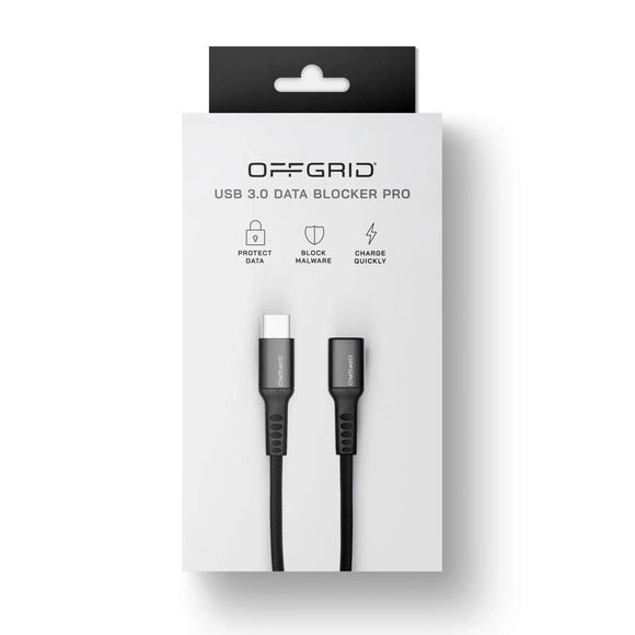 OffGrid USB Data Blocker Pro - Cabled