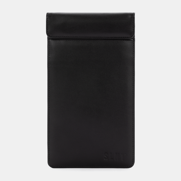 SLNT Silent Pocket Leather Faraday Sleeve For Phones MEDIUM