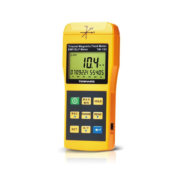 Tenmars TM-192 Triaxial Magnetic Field Gauss Meter