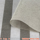 YSHIELD BTP Shielding Canopy Pyramidal Single Bed Silver-Tulle