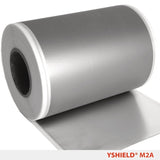 YSHIELD® M2A | Magnetic field shielding foil with aluminum surface | Width 21 cm | 1 Meter