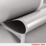 YSHIELD® M2A | Magnetic field shielding foil with aluminum surface | Width 21 cm | 1 Meter