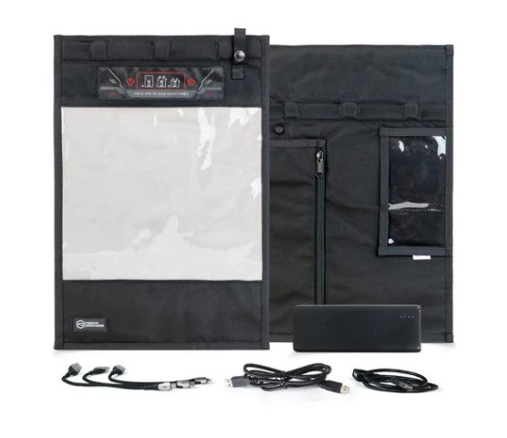 MISSION DARKNESS™ NEOLOK WINDOW FARADAY BAG FOR TABLETS WITH BATTERY KIT