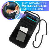 DefenderShield ConcealShield Cell Phone Faraday Travel Bag – EMF + RFID Blocking Privacy Pouch