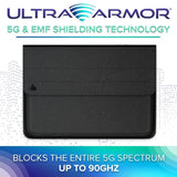 DefenderShield Laptop EMF Radiation Protection + Safety Sleeve - Large Up to 15" Laptops