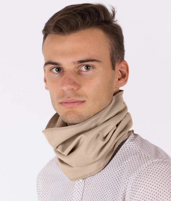 Leblok EMF Protective Hooped Scarf (Beige)