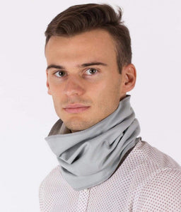 Leblok EMF Protective Hooped Scarf (Grey)