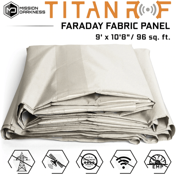 Mission Darkness™ TitanRF Faraday Fabric Panel