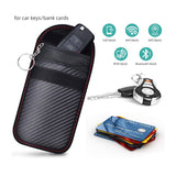 Water-resistant RF Blocking Key Fob Faraday Pouch