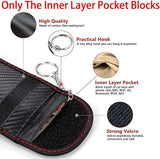 Water-resistant RF Blocking Key Fob Faraday Pouch